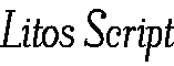 Litosscript Italic