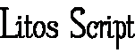 Litosscript Semibold