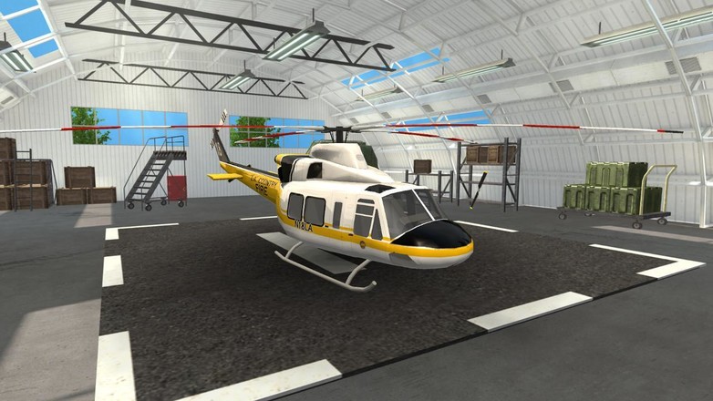 直升飞机救援模拟