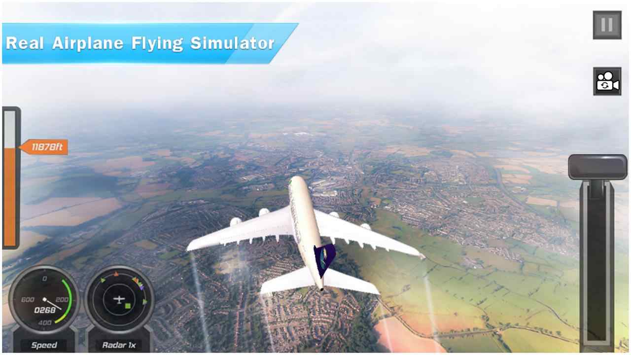 飞机飞行模拟器3D游戏下载v2.1.1