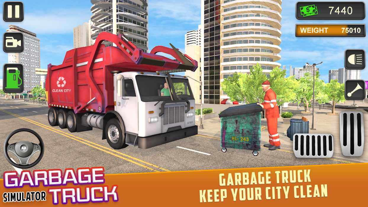 垃圾车驾驶模拟器手游版游戏