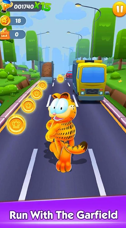 加菲猫跑酷游戏最新免费版