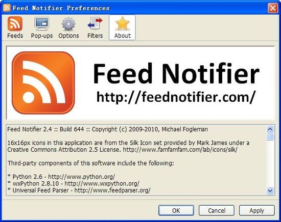 FeedNotifier(RSS阅读器)绿色版