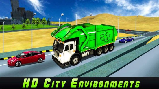 城市垃圾车模拟器手游